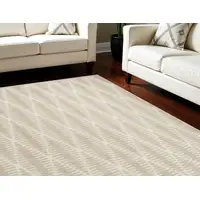 Photo of Beige Geometric Area Rug