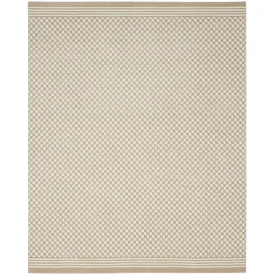 Beige Geometric Area Rug Photo 4