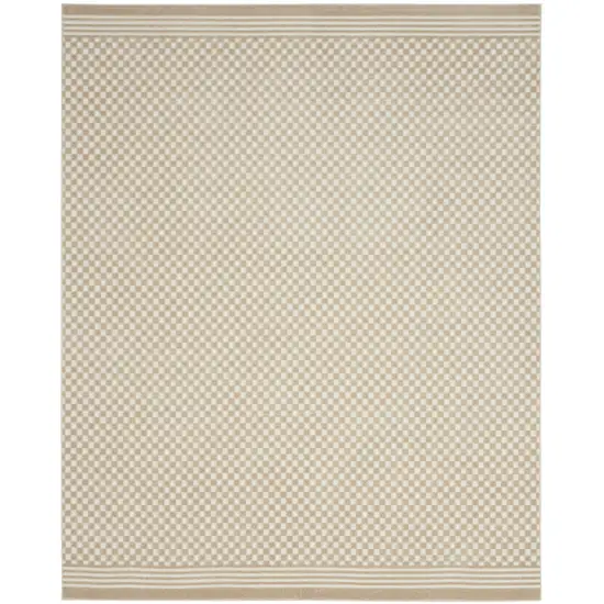 Beige Geometric Area Rug Photo 2