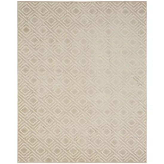 Beige Geometric Area Rug Photo 2