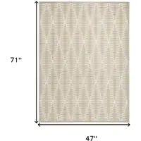 Photo of Beige Geometric Area Rug