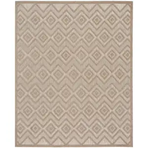 Photo of Beige Geometric Flatweave Area Rug