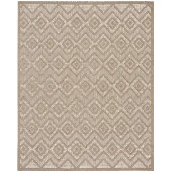 Beige Geometric Flatweave Area Rug Photo 4