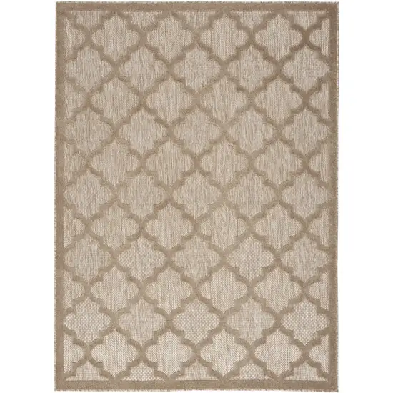 Beige Geometric Flatweave Area Rug Photo 6