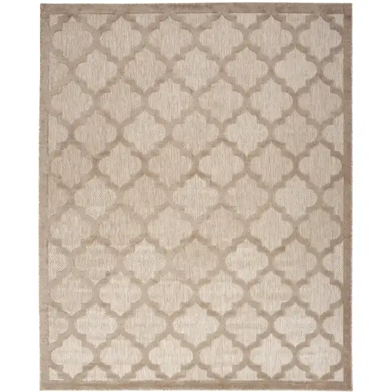 Beige Geometric Flatweave Area Rug Photo 1