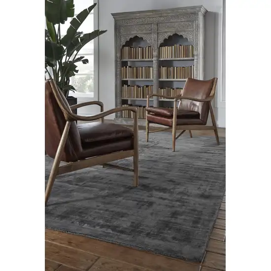 Beige Hand Braided Distressed Area Rug Photo 5