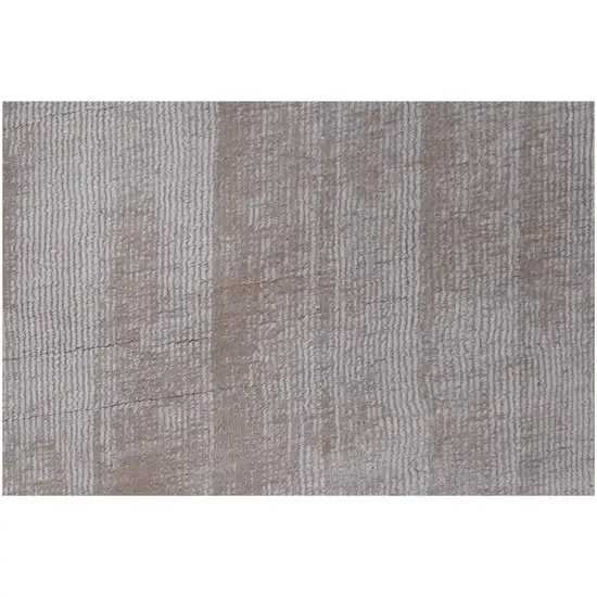 Beige Hand Loomed Area Rug Photo 5