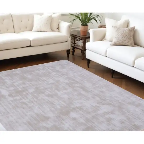 Beige Hand Loomed Area Rug Photo 1