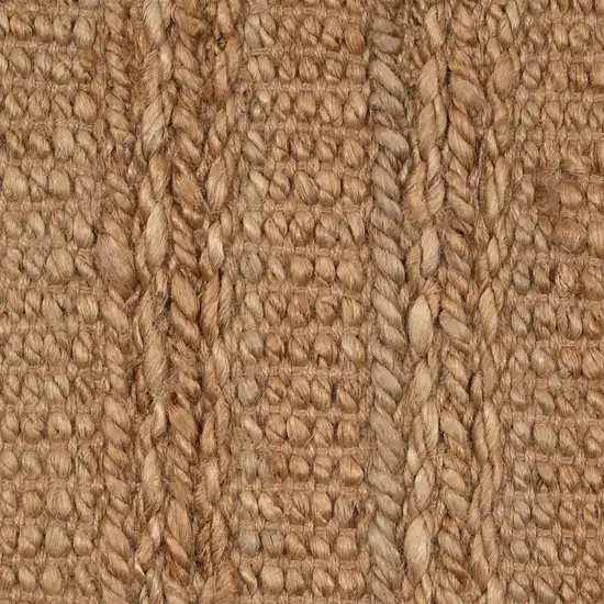 Beige Hand Woven Non Skid Area Rug Photo 4