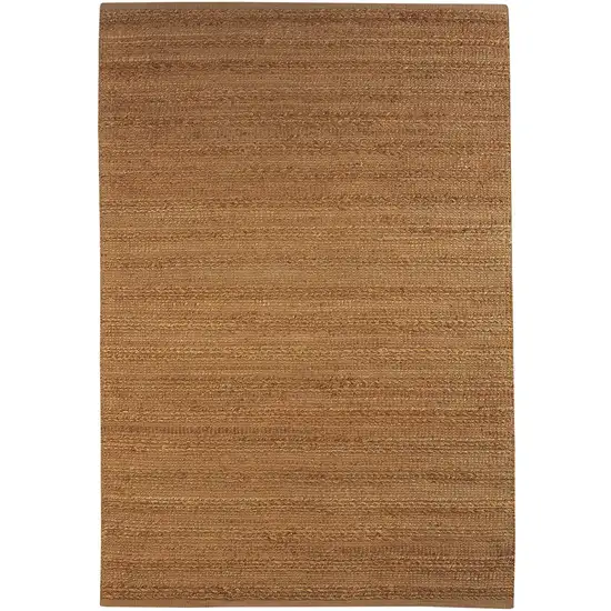 Beige Hand Woven Non Skid Area Rug Photo 5