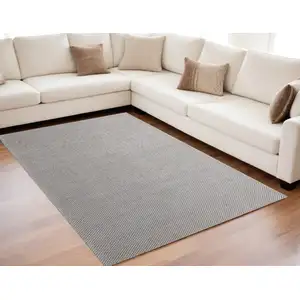 Photo of Beige Hand Woven Non Skid Area Rug