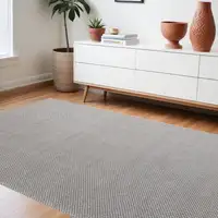 Photo of Beige Hand Woven Non Skid Area Rug