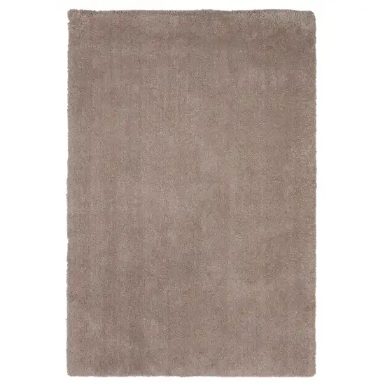 Beige Heather Indoor Shag Rug Photo 1