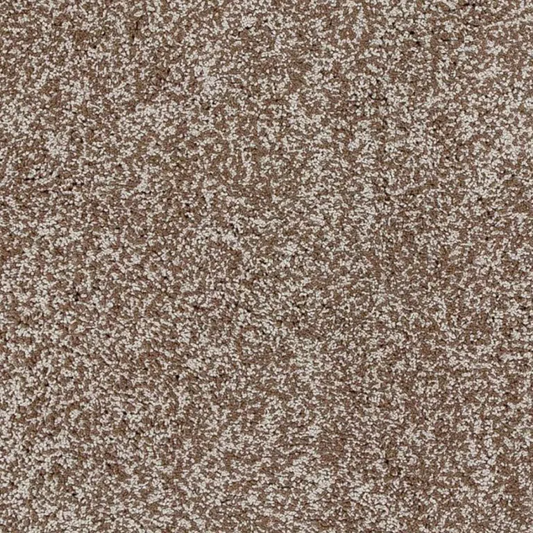 Beige Heather Round Indoor Shag Rug Photo 2