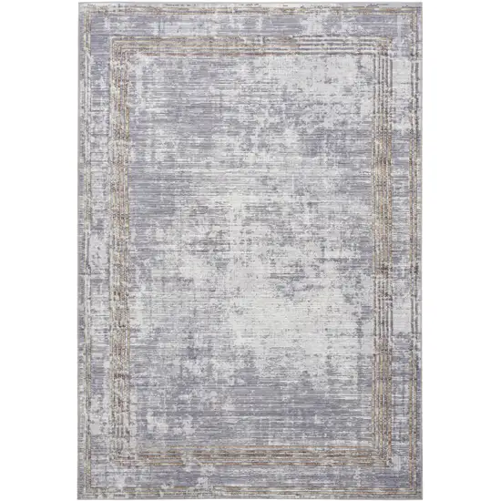 Beige Ivory and Gray Power Loom Area Rug Photo 2