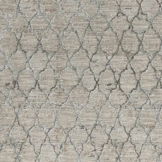 Beige Moroccan Stain Resistant Area Rug Photo 4