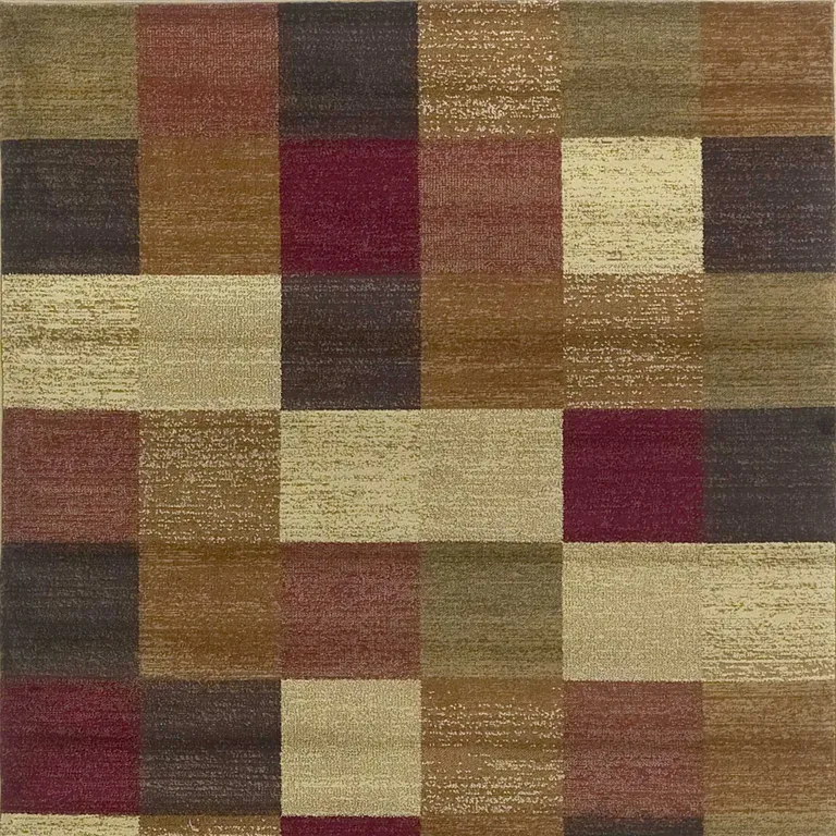 Beige Polypropylene Rug Photo 2