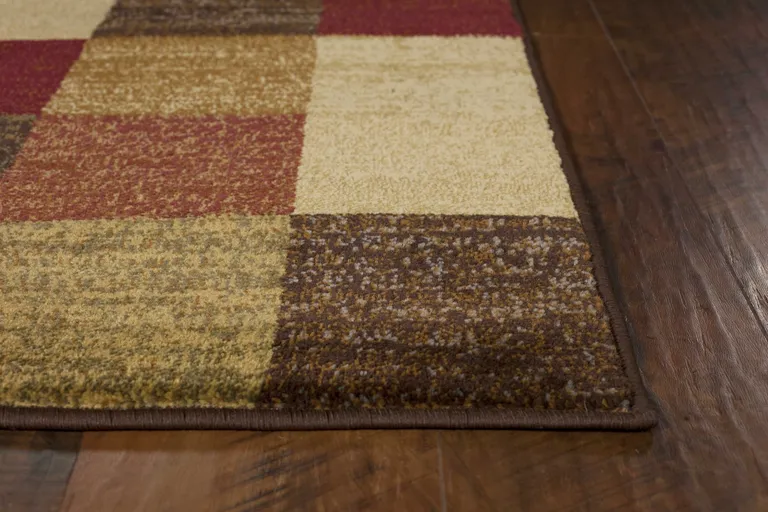 Beige Polypropylene Rug Photo 5