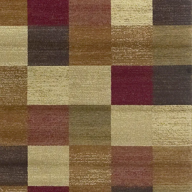 Beige Polypropylene Rug Photo 3