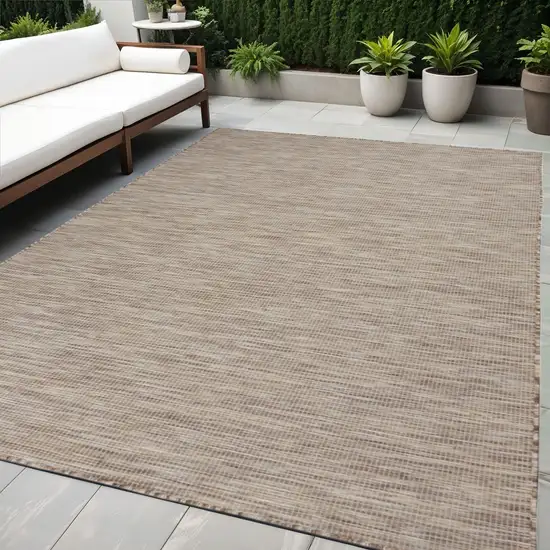 Beige Indoor Outdoor Area Rug Photo 1