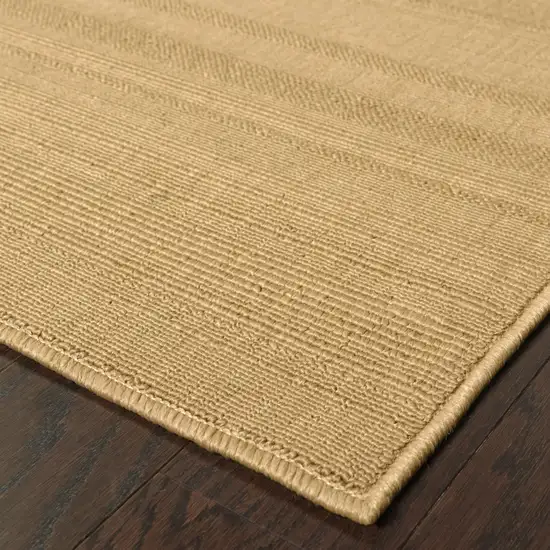 Beige Stain Resistant Indoor Outdoor Area Rug Photo 3