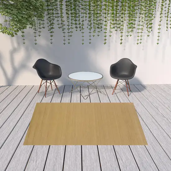 Beige Stain Resistant Indoor Outdoor Area Rug Photo 2