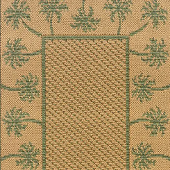 Beige Stain Resistant Indoor Outdoor Area Rug Photo 3