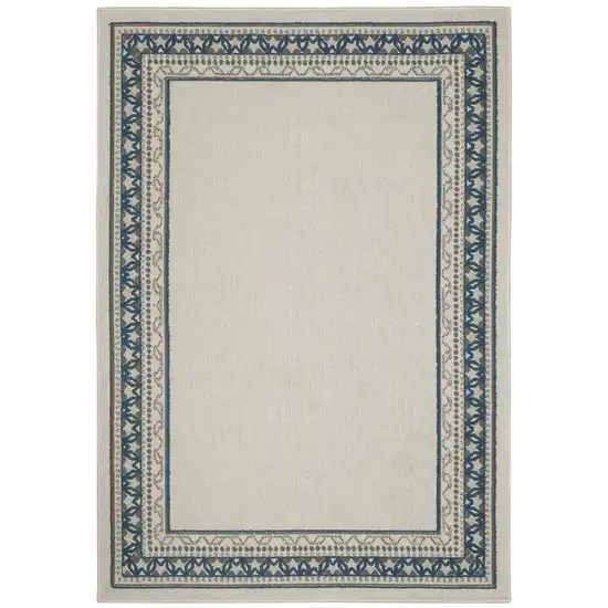 Beige Stain Resistant Indoor Outdoor Area Rug Photo 2