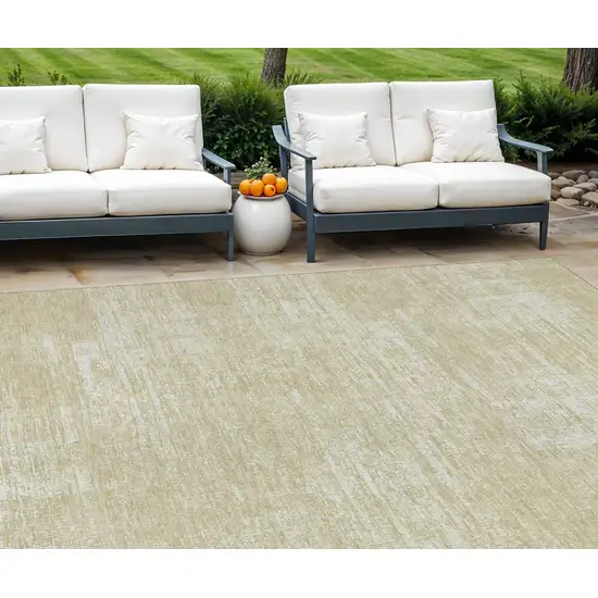 Beige Tan And Taupe Abstract Washable Indoor Outdoor Area Rug Photo 2