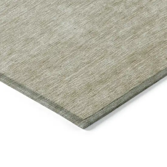 Beige Tan And Taupe Ombre Washable Indoor Outdoor Area Rug Photo 5