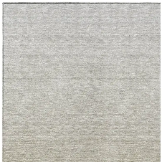 Beige Tan And Taupe Ombre Washable Indoor Outdoor Area Rug Photo 6