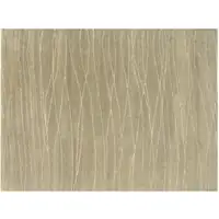 Photo of Beige Wool Abstract Lines Hand Loomed Area Rug