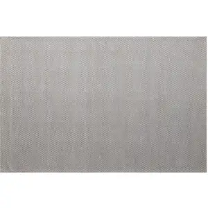 Photo of Beige Wool Hand Woven Area Rug