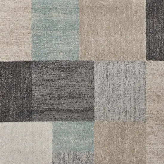 Gray and Ivory Area Rug Photo 9