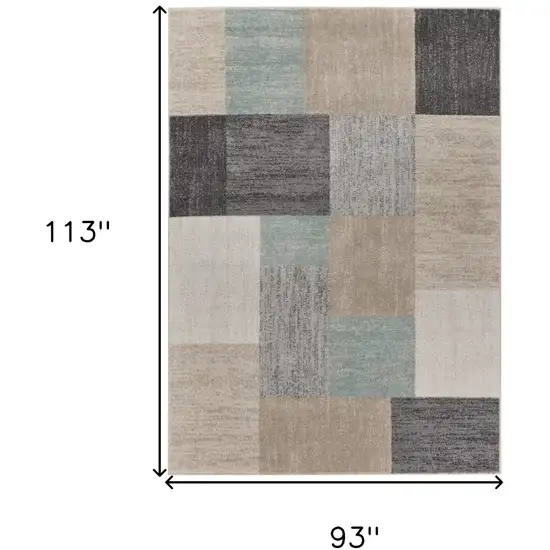 Gray and Ivory Area Rug Photo 3