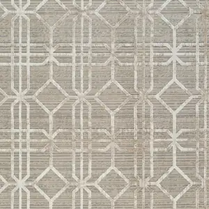 Photo of Beige and Brown Abstract Distressed Area Rug