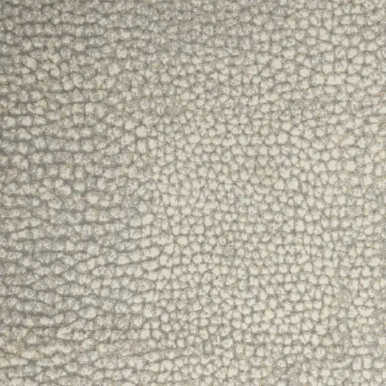 Beige and Gray Animal Print Power Loom Area Rug Photo 7