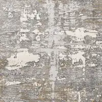 Photo of Beige and Gray Distressed Area Rug