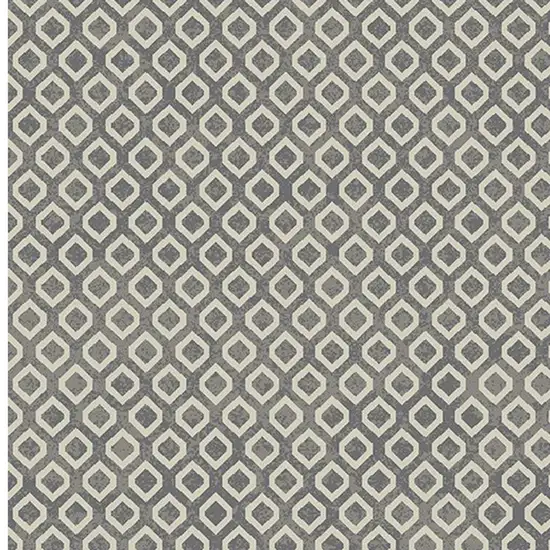 Beige and Gray Geometric Area Rug Photo 3