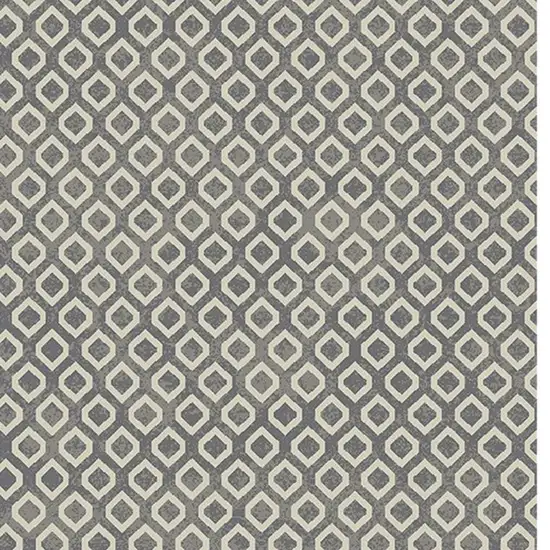 Beige and Gray Geometric Area Rug Photo 3