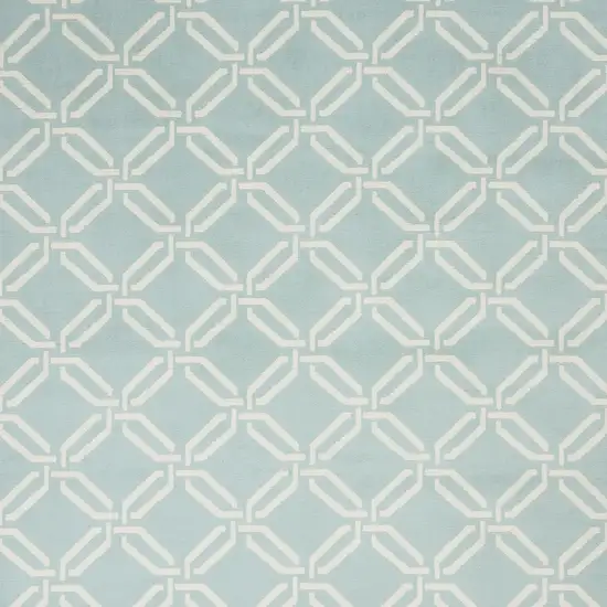 Beige and Green Trellis Area Rug Photo 7