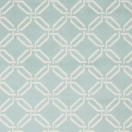 Beige and Green Trellis Area Rug Photo 6