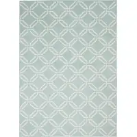 Photo of Beige and Green Trellis Non Skid Area Rug