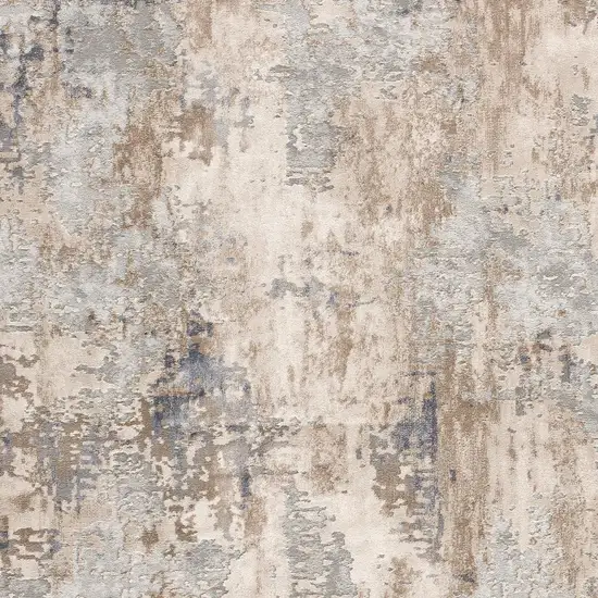 Beige Abstract Dhurrie Area Rug Photo 5