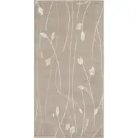 Photo of Beige and Ivory Floral Power Loom Area Rug