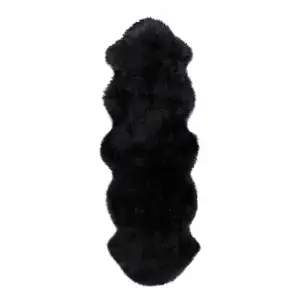 Photo of Black Double Sheepskin - Area Rug