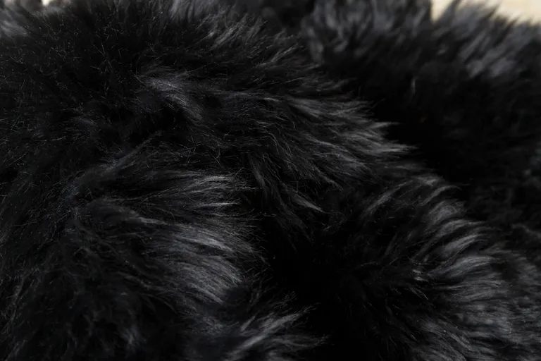 Black Double Sheepskin - Area Rug Photo 2