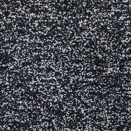 Black Heather Indoor Shag Rug Photo 2