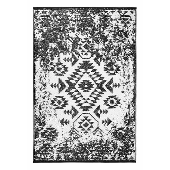 Black Indoor Outdoor Area Rug Photo 4