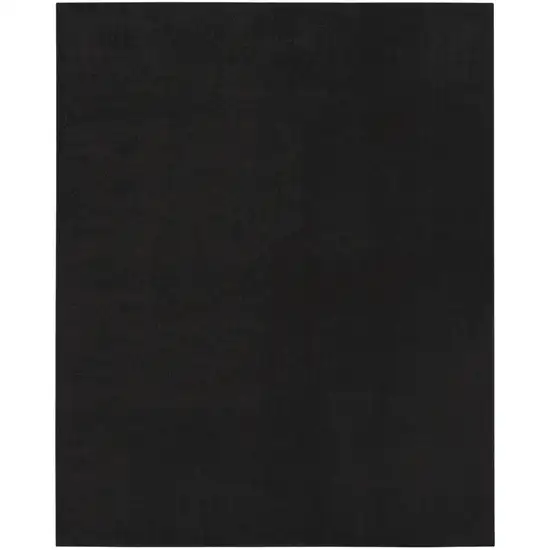 Black Non Skid Indoor Outdoor Area Rug Photo 2